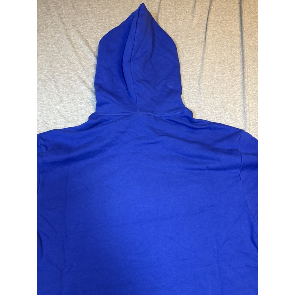 Mitchell & Ness PHILA 76ers Blue Hardwood Classics Short Sleeve Hoodie XL - Picture 12 of 14